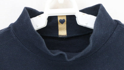 PEARLY GATES(パーリーゲイツ) 半袖モックネックシャツ ネイビー レディース 0 055-2167350 B