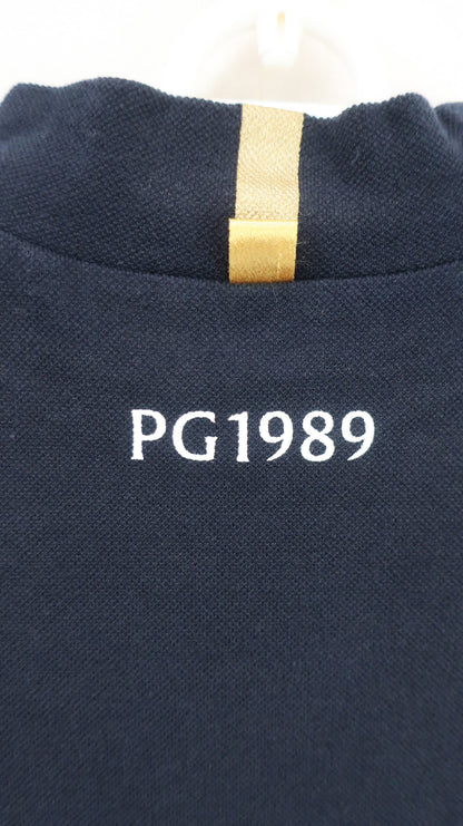PEARLY GATES(パーリーゲイツ) 半袖モックネックシャツ ネイビー レディース 0 055-2167350 B