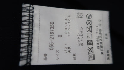 PEARLY GATES(パーリーゲイツ) 半袖モックネックシャツ ネイビー レディース 0 055-2167350 B