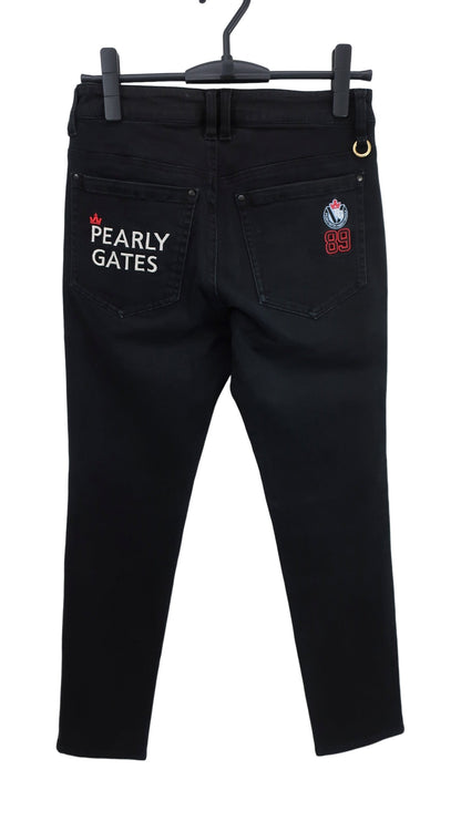 PEARLY GATES(パーリーゲイツ) パンツ 黒 レディース 0 055-9231002 B