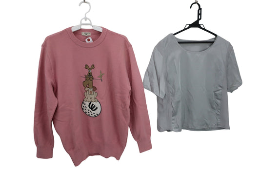 M.U SPORTS(エムユースポーツ) セーター ピンク レディース 40 B