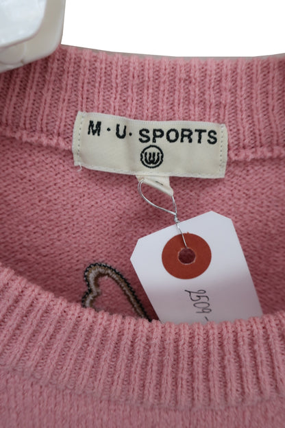 M.U SPORTS(エムユースポーツ) セーター ピンク レディース 40 B