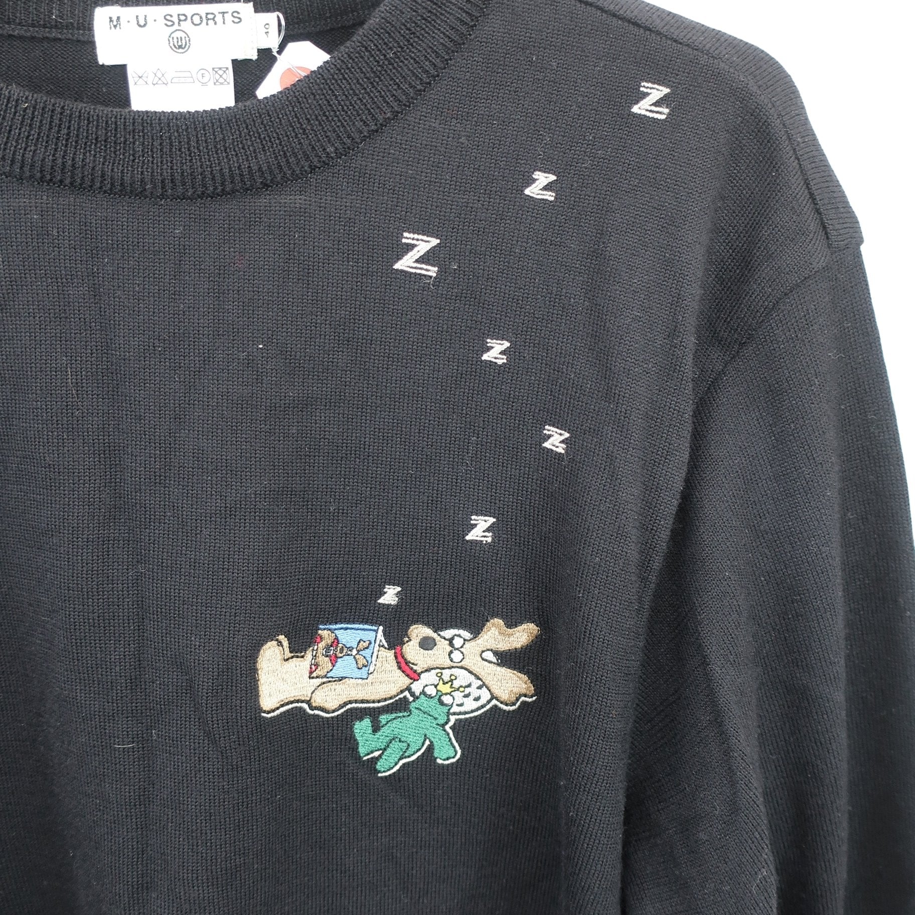 M.U SPORTS(エムユースポーツ) セーター 黒 レディース 40 C