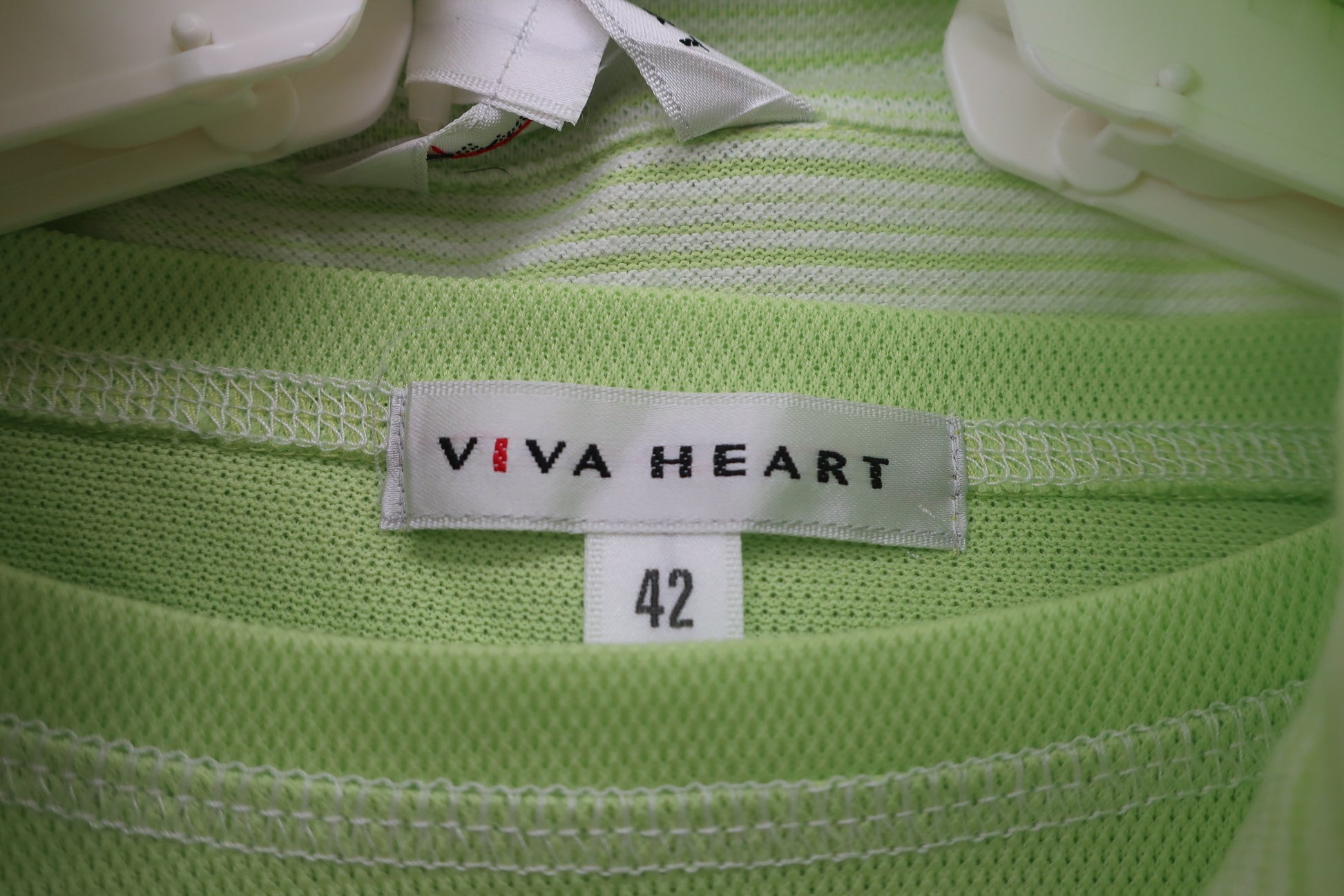 VIVA HEART(ビバハート) セットアップ3点セット 黄緑 レディース 42 N