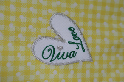 VIVA HEART(ビバハート) ジップアップトレーナー 黄色チェック レディース 40 N