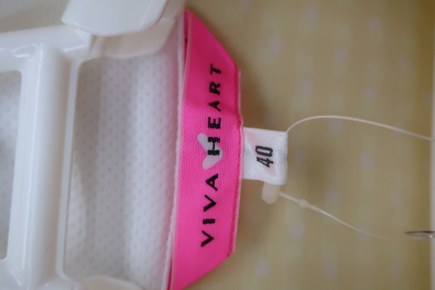 VIVA HEART(ビバハート) ジップアップトレーナー 黄色チェック レディース 40 N