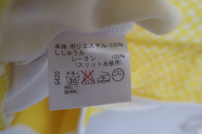 VIVA HEART(ビバハート) ジップアップトレーナー 黄色チェック レディース 40 N