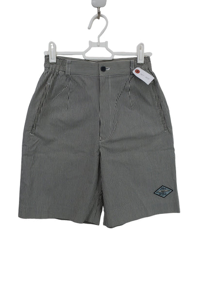 M.U SPORTS(エムユースポーツ) ショートパンツ 黒白ボーダー レディース 40 A