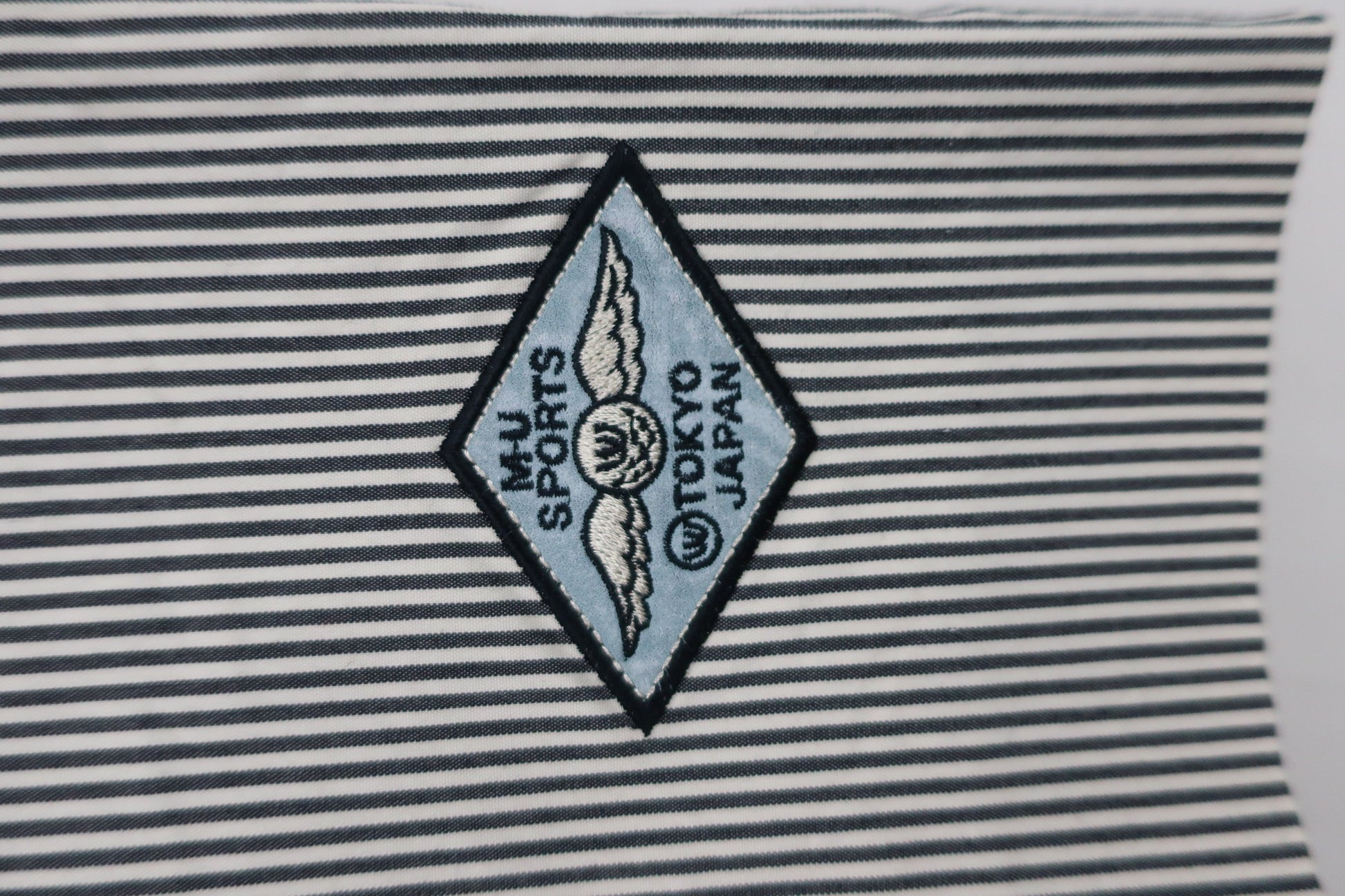 M.U SPORTS(エムユースポーツ) ショートパンツ 黒白ボーダー レディース 40 A