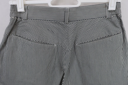 M.U SPORTS(エムユースポーツ) ショートパンツ 黒白ボーダー レディース 40 A