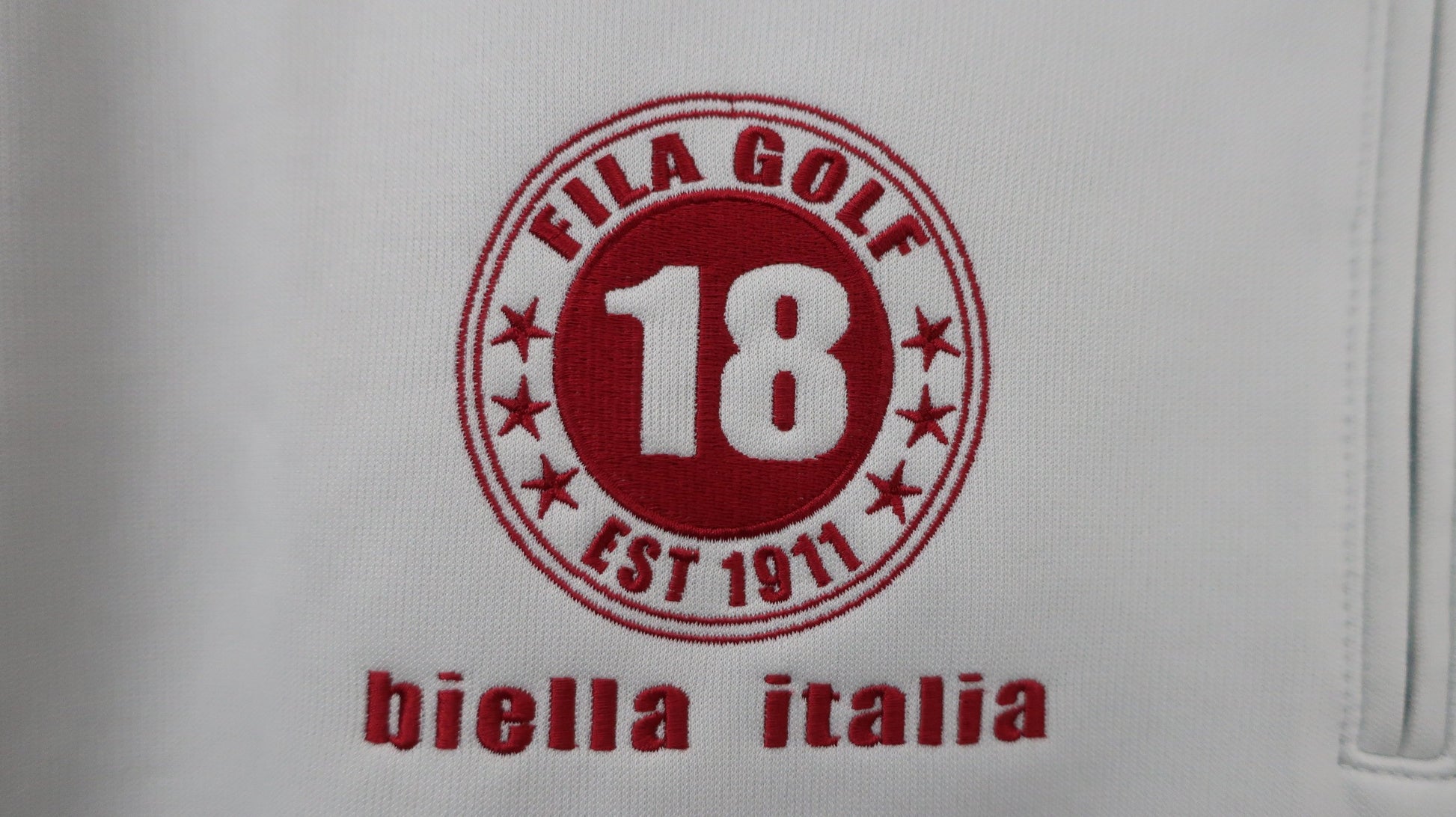 FILA GOLF(フィラゴルフ) 半袖ハーフジップトレーナー グレー レディース M B