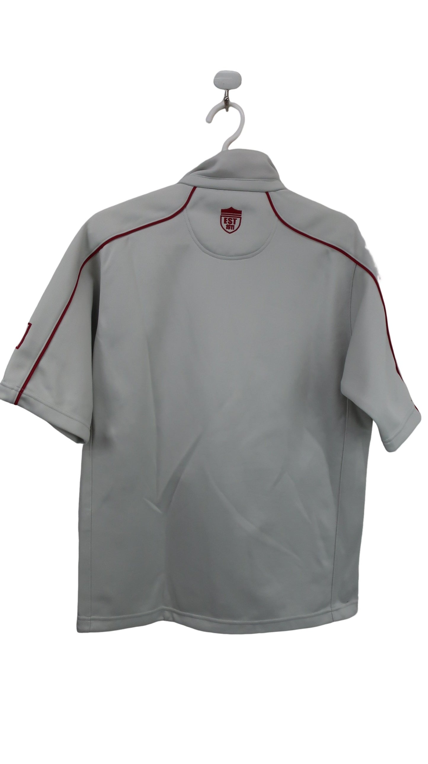 FILA GOLF(フィラゴルフ) 半袖ハーフジップトレーナー グレー レディース M B