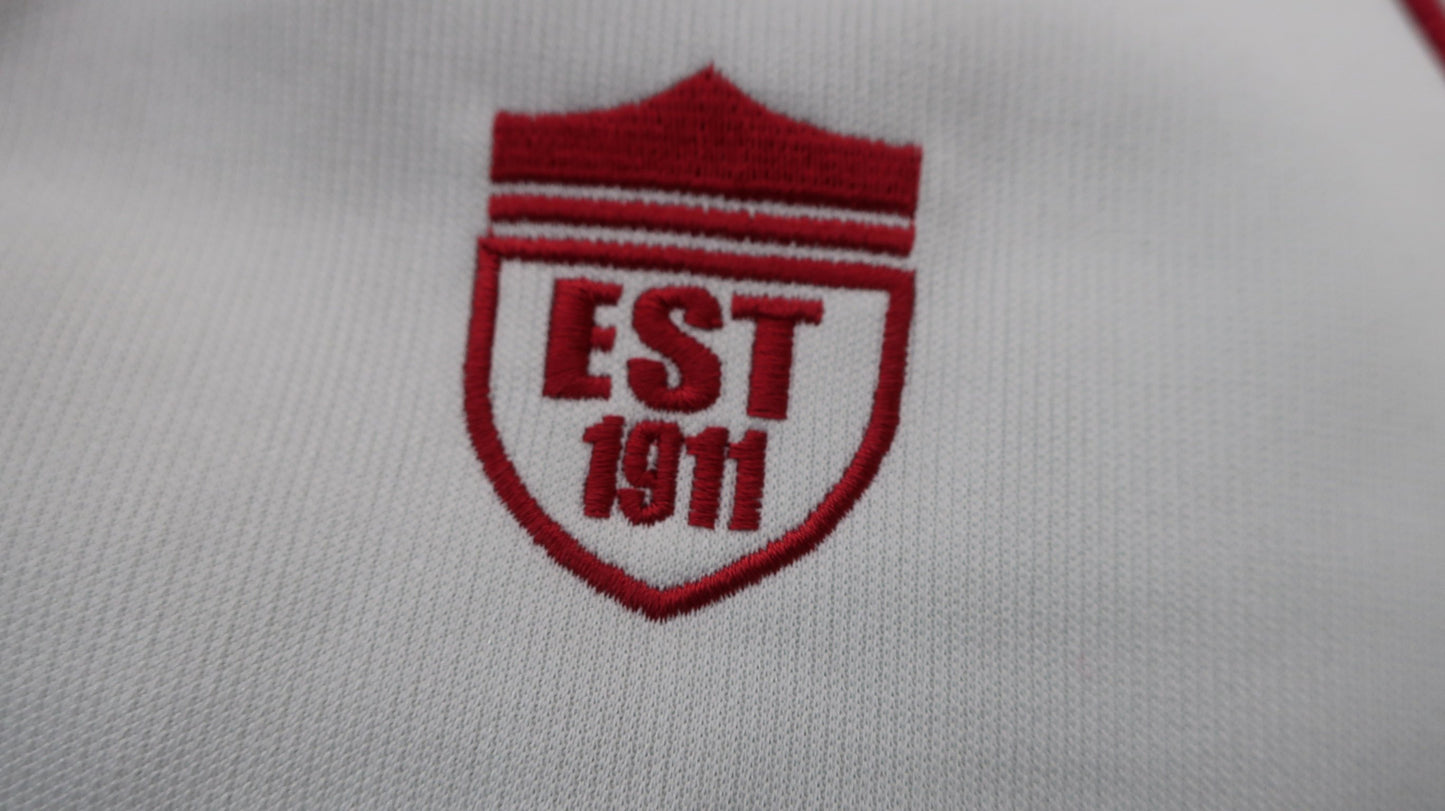 FILA GOLF(フィラゴルフ) 半袖ハーフジップトレーナー グレー レディース M B