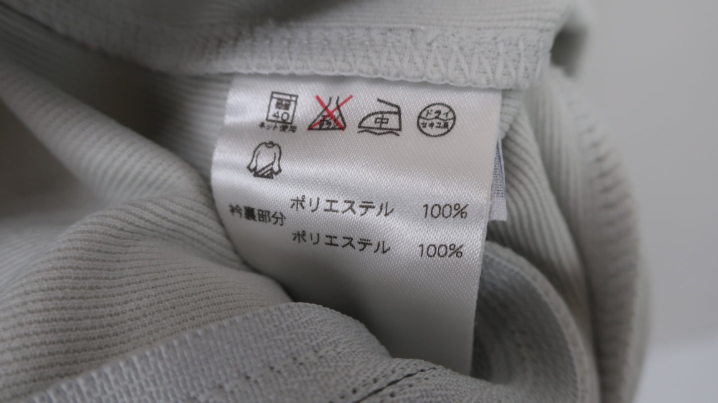 FILA GOLF(フィラゴルフ) 半袖ハーフジップトレーナー グレー レディース M B