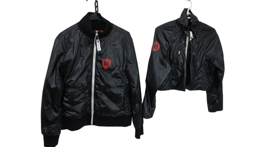 Hole Victory(ホールビクトリー) フルジップダウンジャケット 黒 レディース LL A