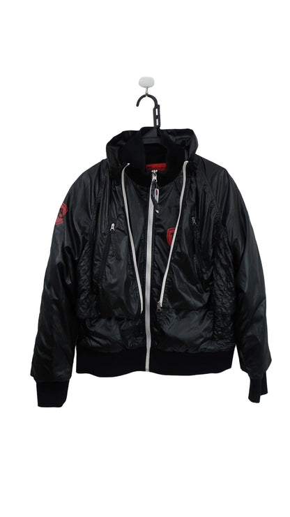 Hole Victory(ホールビクトリー) フルジップダウンジャケット 黒 レディース LL A