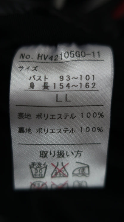 Hole Victory(ホールビクトリー) フルジップダウンジャケット 黒 レディース LL A