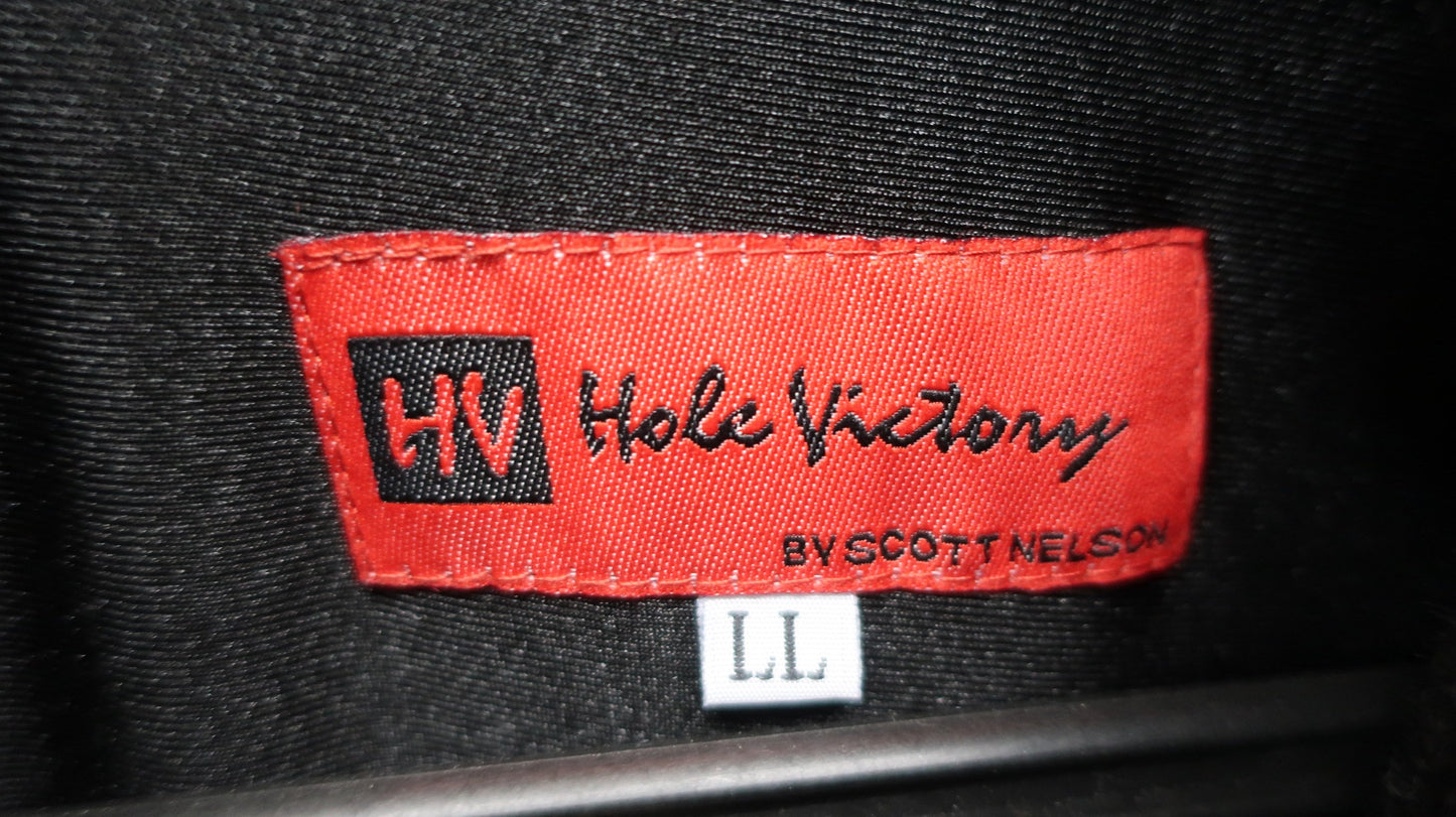 Hole Victory(ホールビクトリー) フルジップダウンジャケット 黒 レディース LL A