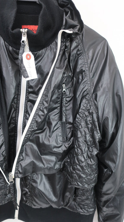 Hole Victory(ホールビクトリー) フルジップダウンジャケット 黒 レディース LL A