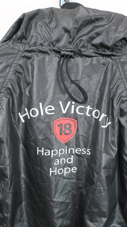 Hole Victory(ホールビクトリー) フルジップダウンジャケット 黒 レディース LL A