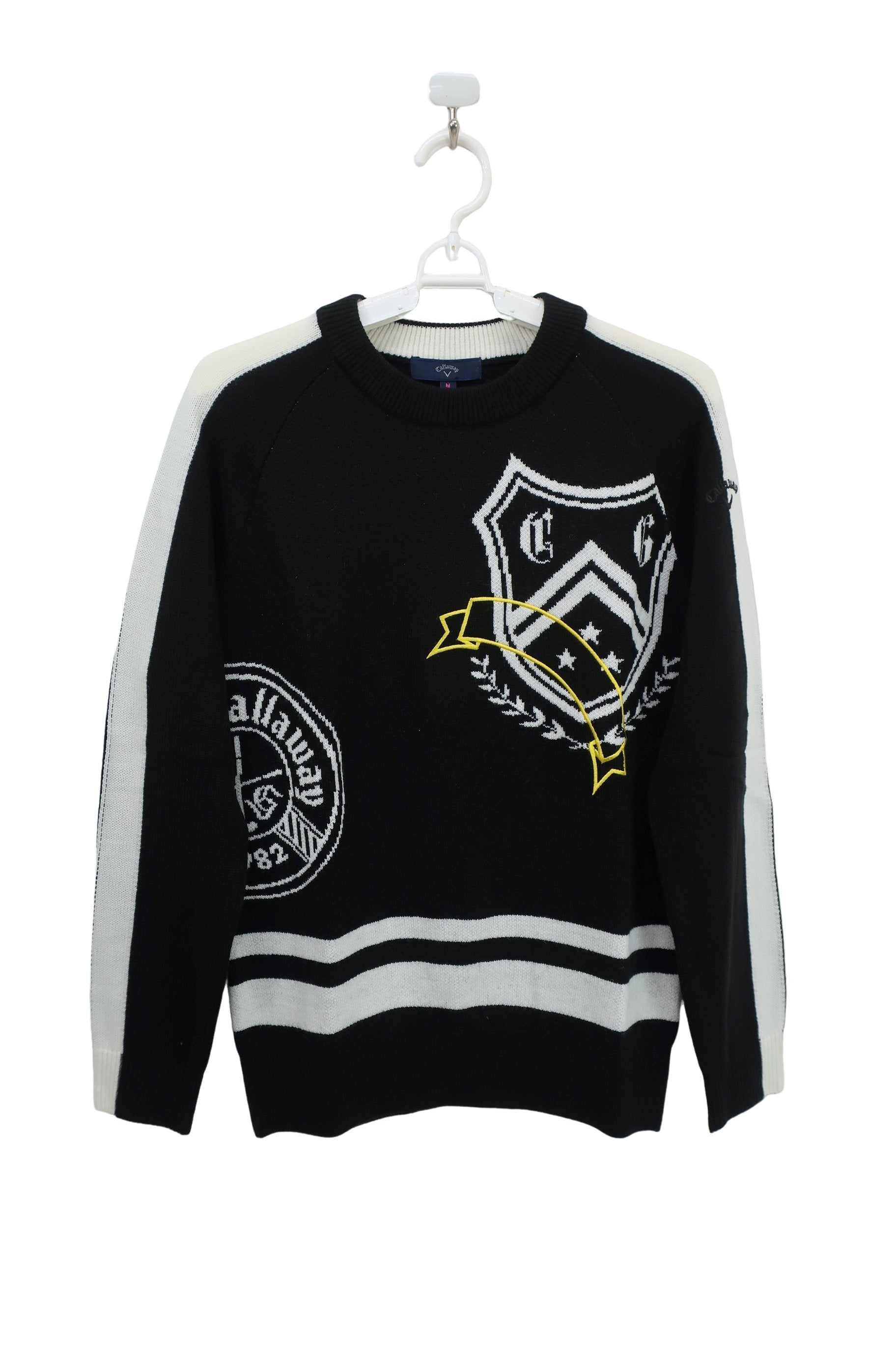 Callaway(キャロウェイ) セーター 黒白 レディース M C23218203 N