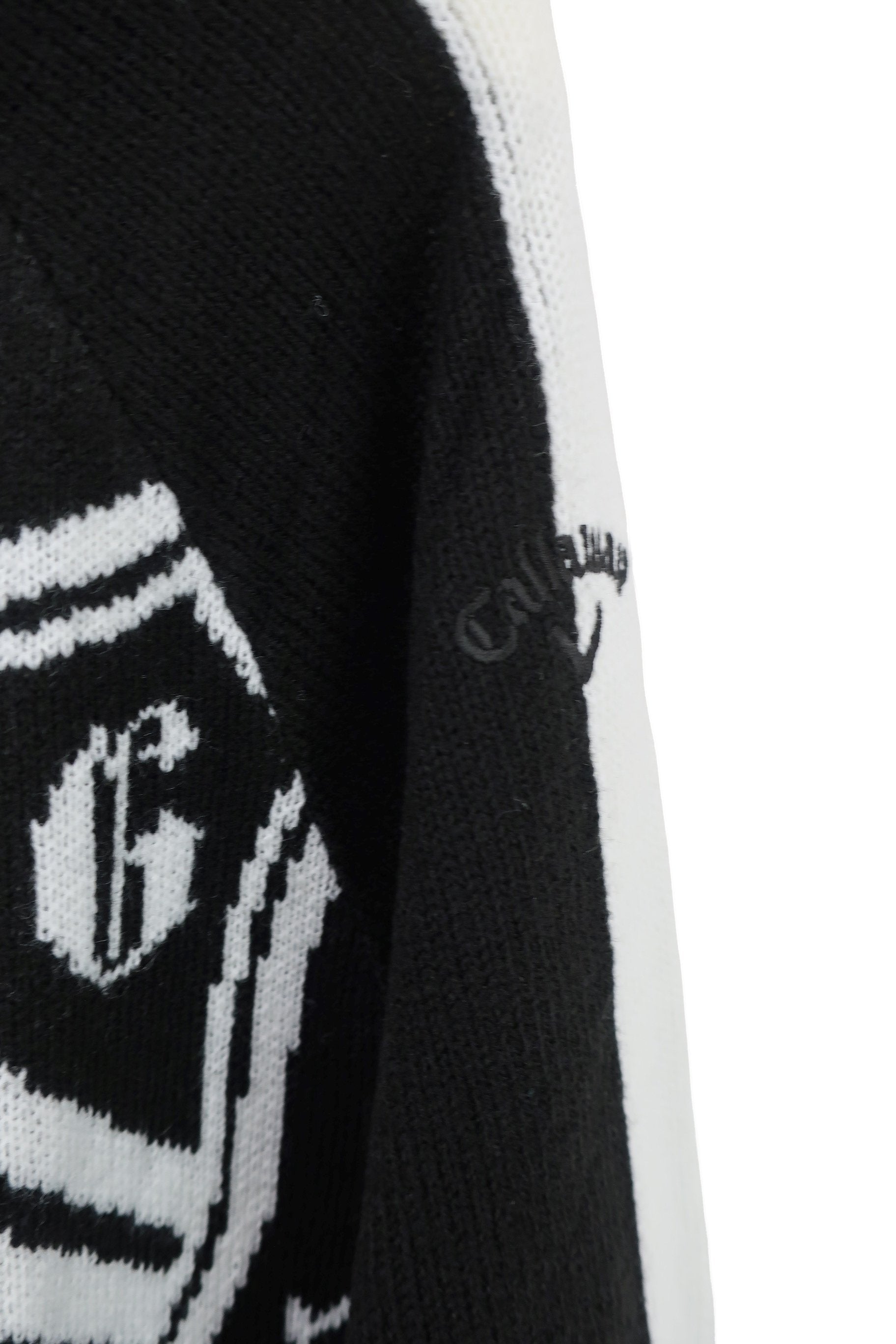 Callaway(キャロウェイ) セーター 黒白 レディース M C23218203 N