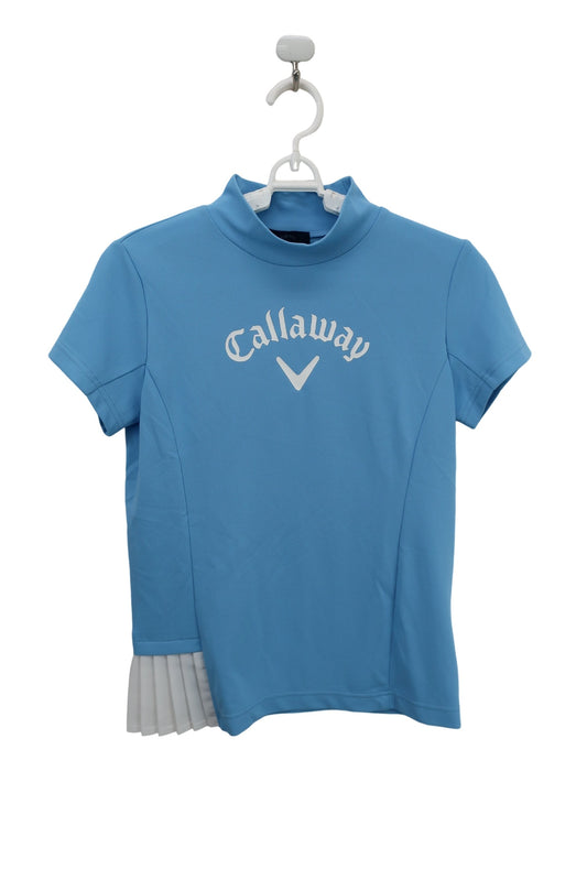 Callaway(キャロウェイ) 半袖モックネックシャツ 水色 レディース S C24134209 A