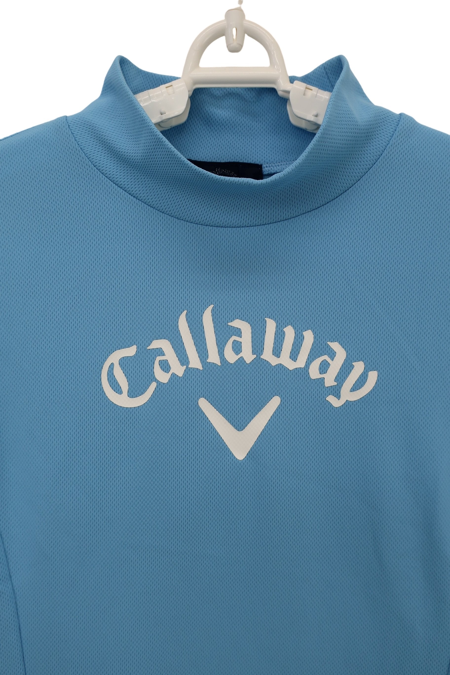 Callaway(キャロウェイ) 半袖モックネックシャツ 水色 レディース S C24134209 A