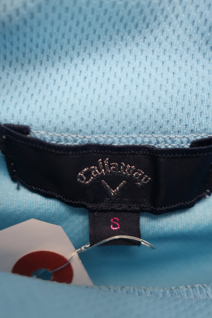 Callaway(キャロウェイ) 半袖モックネックシャツ 水色 レディース S C24134209 A