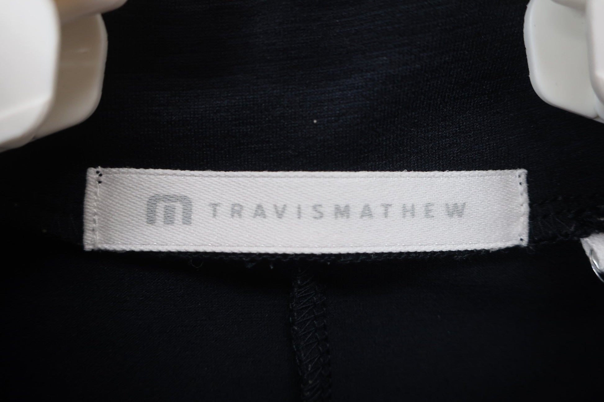Travis Mathew 半袖モックネックシャツ 黒 レディース S A