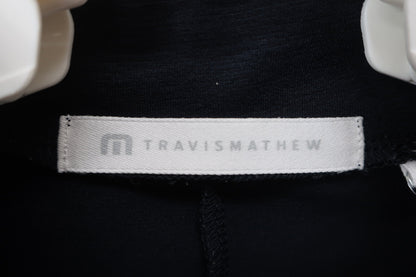 Travis Mathew 半袖モックネックシャツ 黒 レディース S A