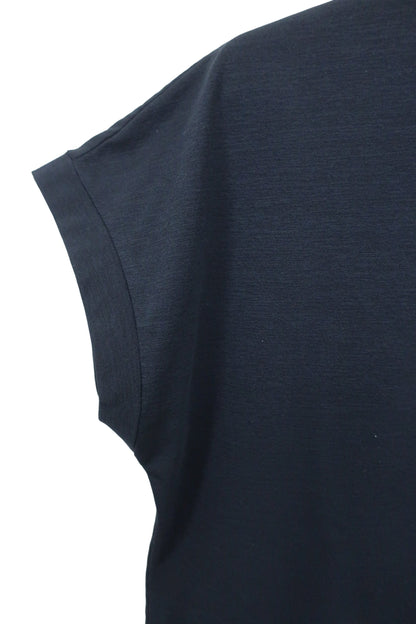 Travis Mathew 半袖モックネックシャツ 黒 レディース S A