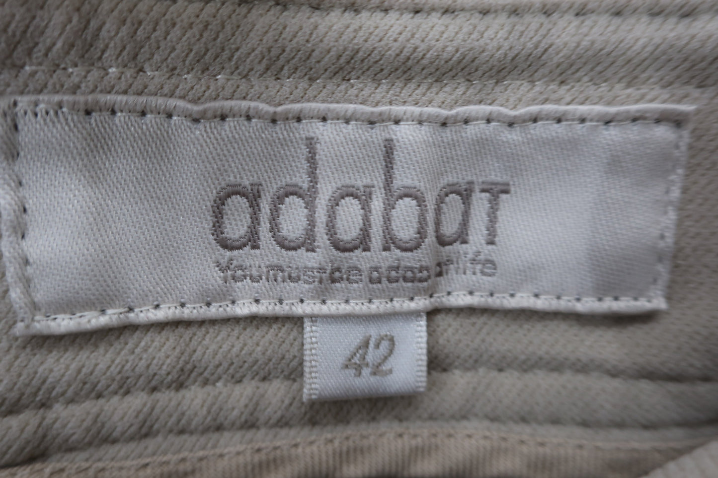 adabat(アダバット) パンツ ベージュ レディース 42 B