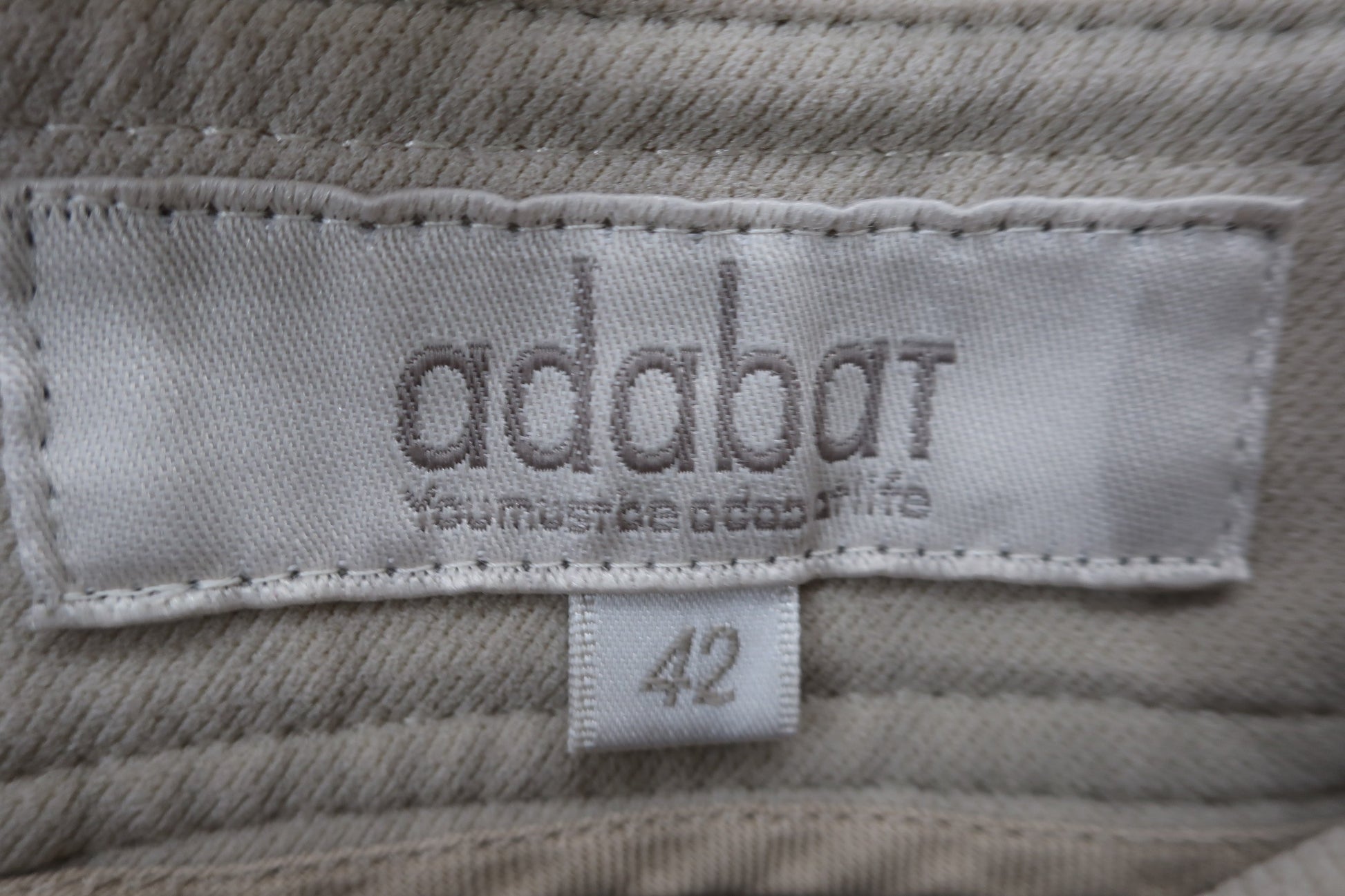 adabat(アダバット) パンツ ベージュ レディース 42 B