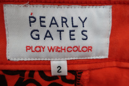 PEARLY GATES(パーリーゲイツ) パンツ オレンジ レディース 2 055-131443 B