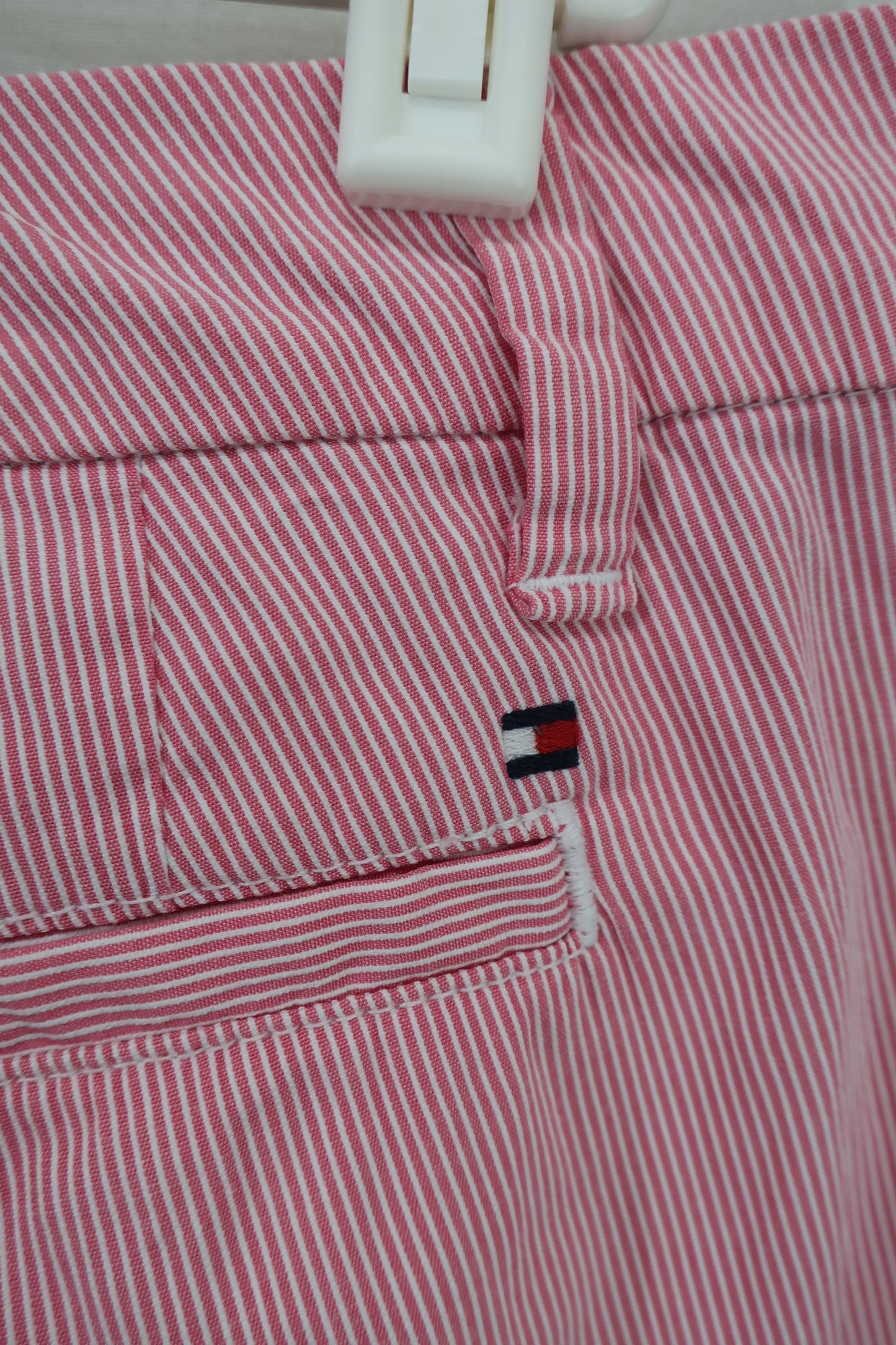 TOMMY HILFIGER(トミーヒルフィガー) パンツ ピンク白ストライプ レディース 6 A