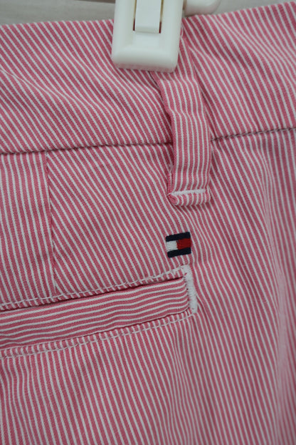 TOMMY HILFIGER(トミーヒルフィガー) パンツ ピンク白ストライプ レディース 6 A