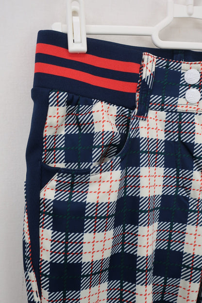 FILA GOLF(フィラゴルフ) パンツ ネイビー白チェック レディース S A