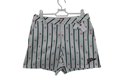 New Balance golf(ニューバランスゴルフ) ショートパンツ 白ネイビー緑ストライプ レディース 2 012-7132503 A