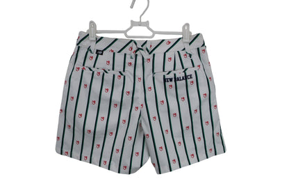 New Balance golf(ニューバランスゴルフ) ショートパンツ 白ネイビー緑ストライプ レディース 2 012-7132503 A