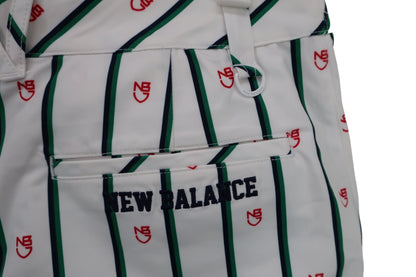 New Balance golf(ニューバランスゴルフ) ショートパンツ 白ネイビー緑ストライプ レディース 2 012-7132503 A
