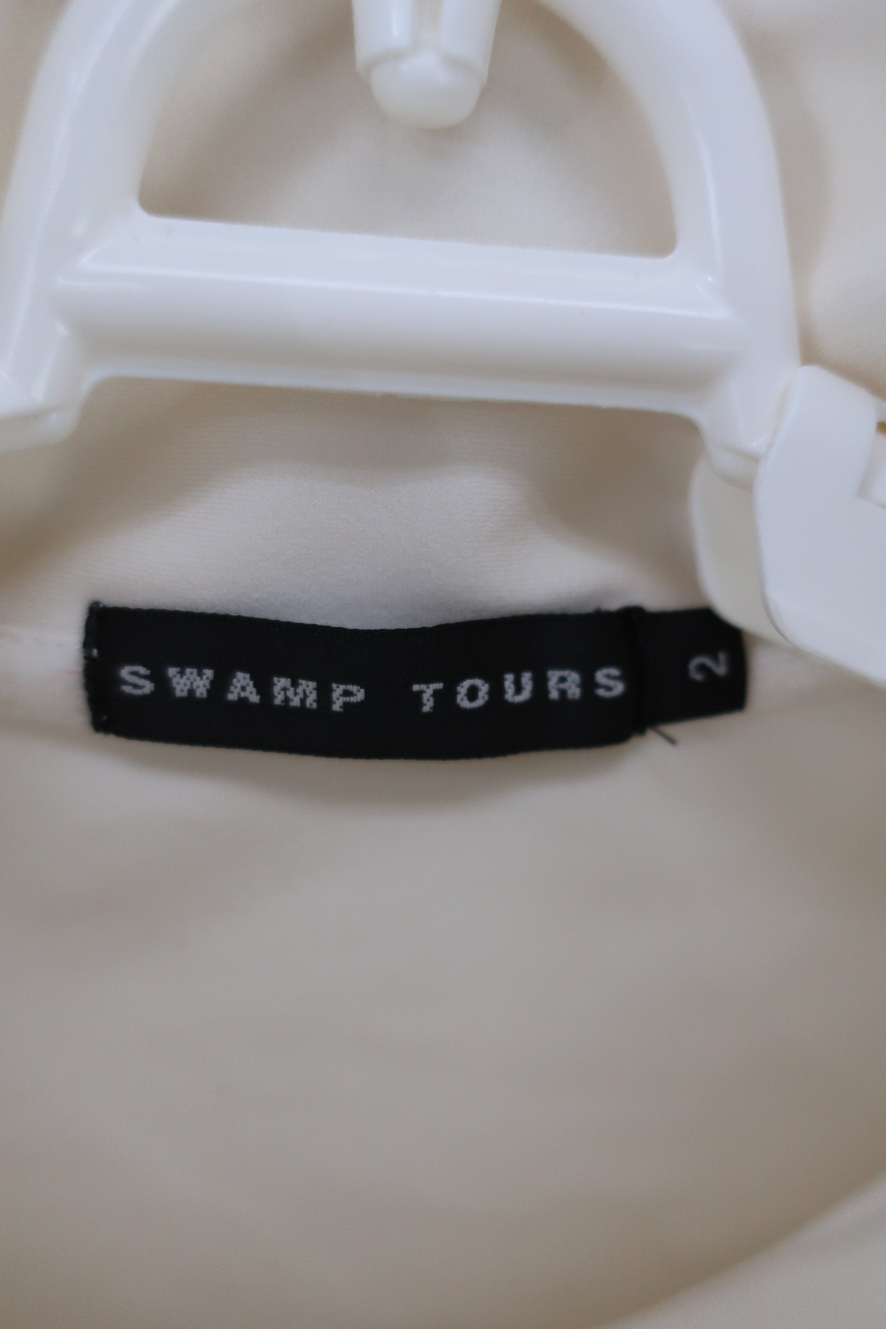 SWAMP TOURS(スワンプツアーズ) ハーフジップシャツ 白 レディース 2 A