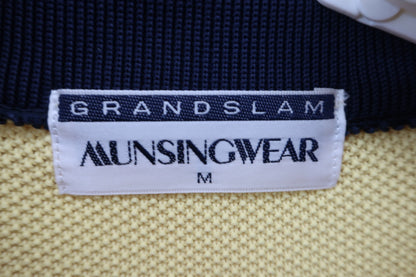 Munsingwear(マンシングウェア) 襟付ニットシャツ 黄色 レディース M B