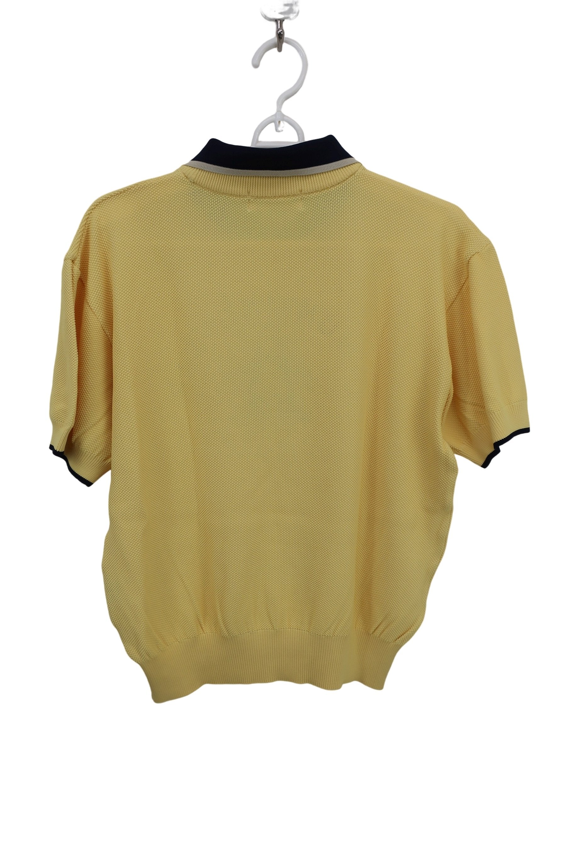 Munsingwear(マンシングウェア) 襟付ニットシャツ 黄色 レディース M B
