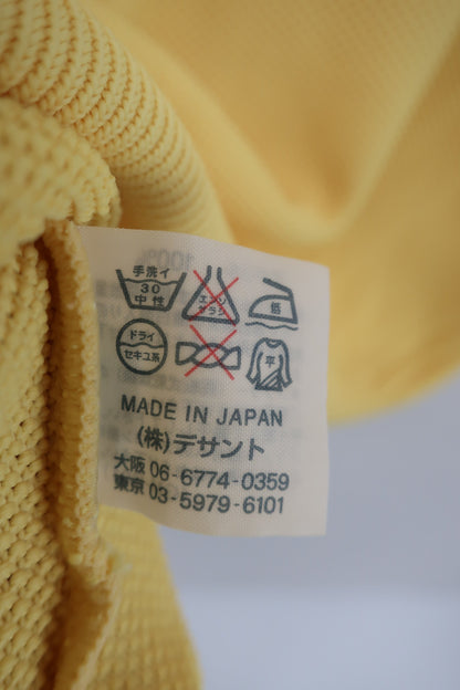 Munsingwear(マンシングウェア) 襟付ニットシャツ 黄色 レディース M B