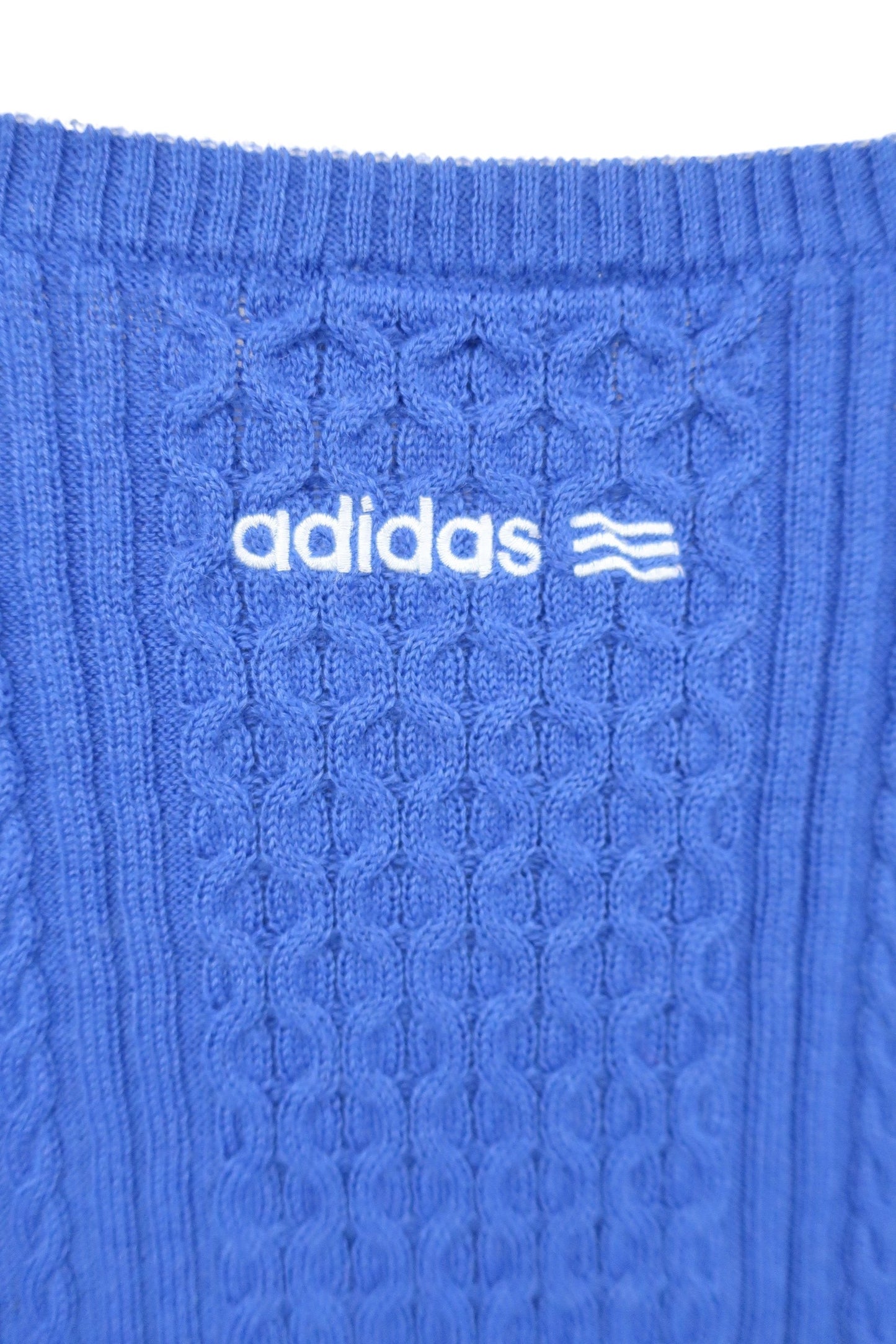 adidas(アディダス) ニットベスト 青 レディース L A