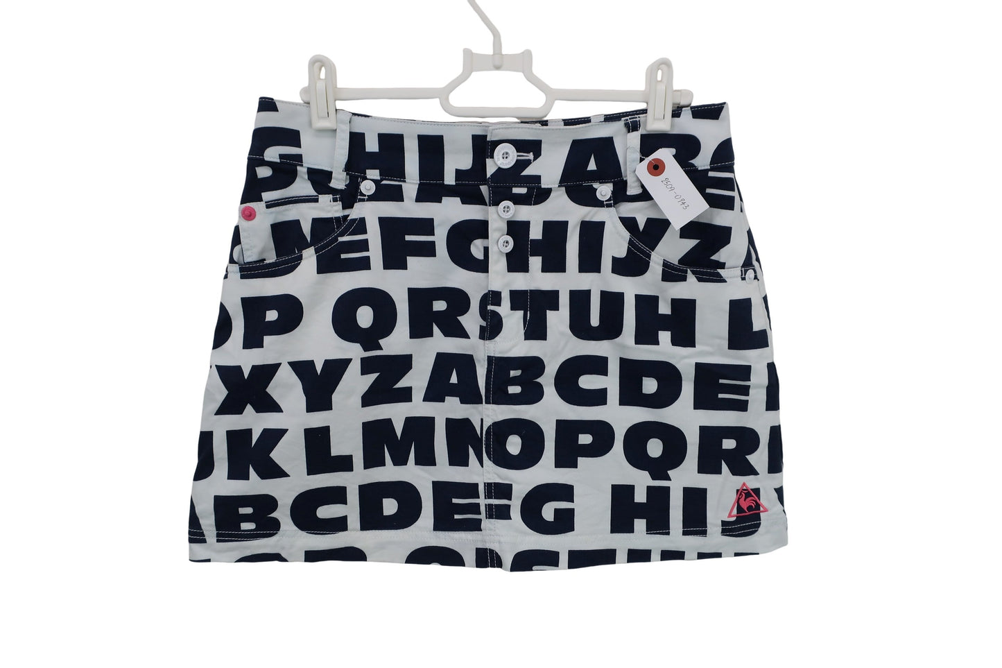le coq sportif(ルコックスポルティフ) スカート グレーネイビー文字柄 レディース 9 A