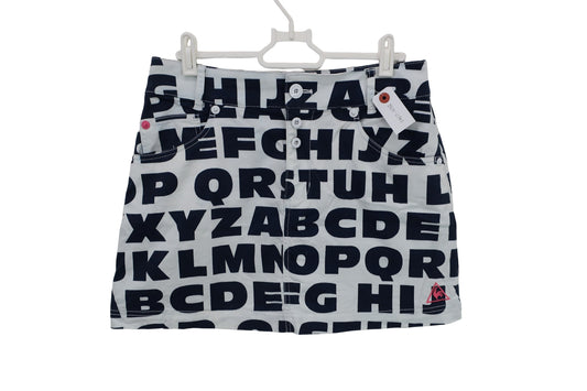 le coq sportif(ルコックスポルティフ) スカート グレーネイビー文字柄 レディース 9 A