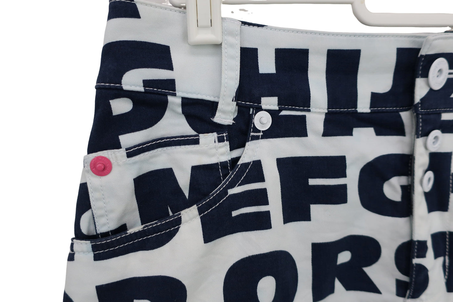 le coq sportif(ルコックスポルティフ) スカート グレーネイビー文字柄 レディース 9 A