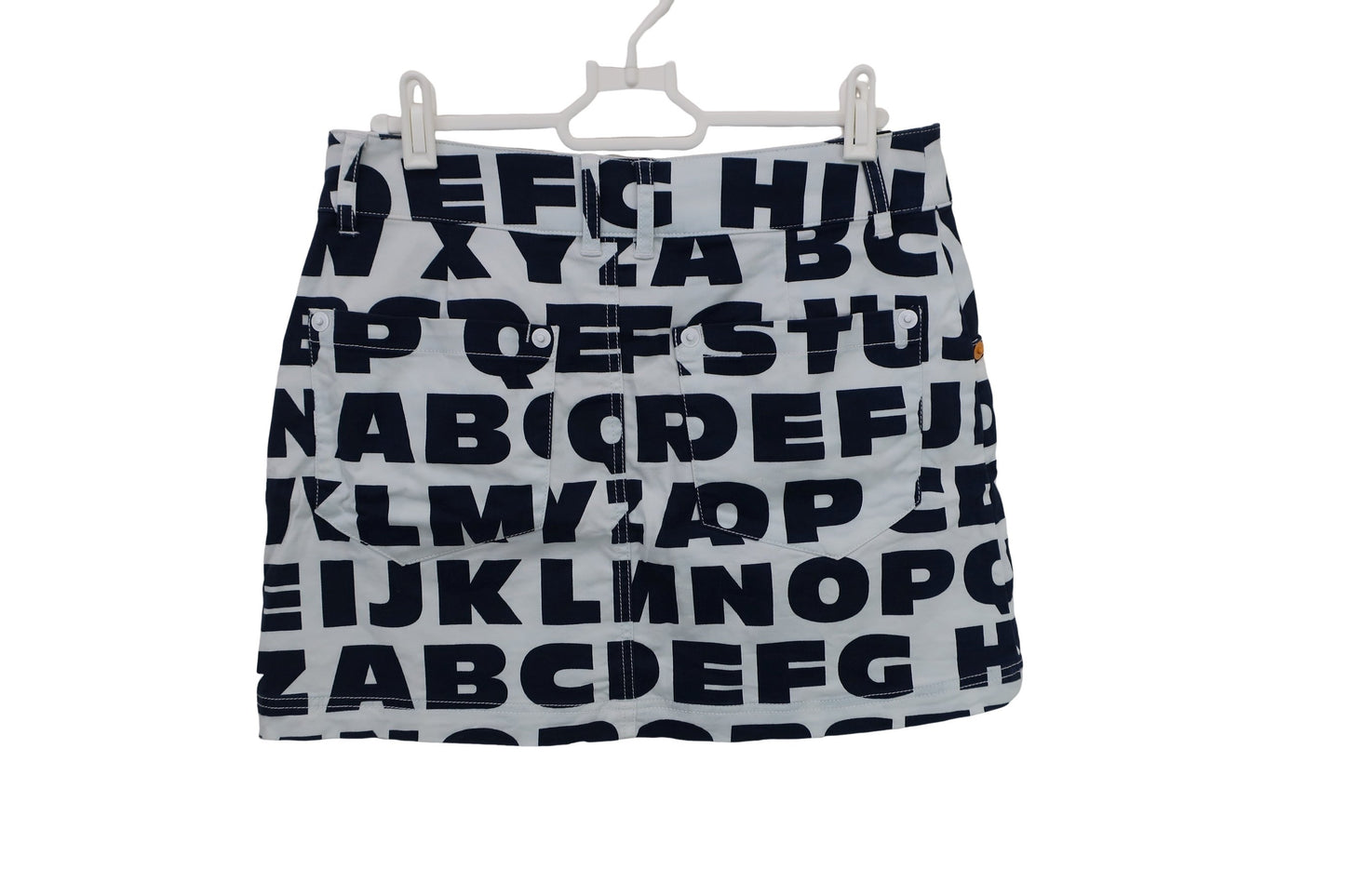 le coq sportif(ルコックスポルティフ) スカート グレーネイビー文字柄 レディース 9 A